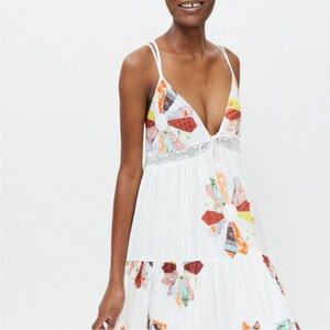 NWOT Rare! Urban Outfitters Free People Patchwork Dress Small